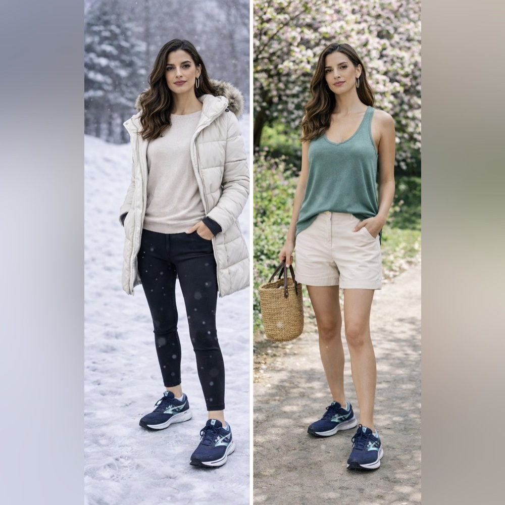 Brooks Women's Sneakers - Black and Blue ππ - Picture 9 of 10